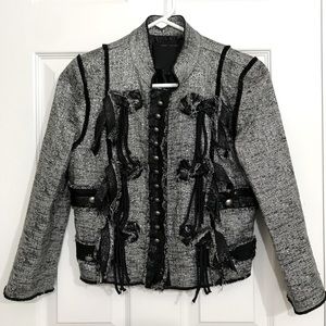 Marc Jacobs Silver/Black Jacket